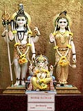 Bhagwan Shri Shankar, Shri Parvatiji and Shri Ganeshji